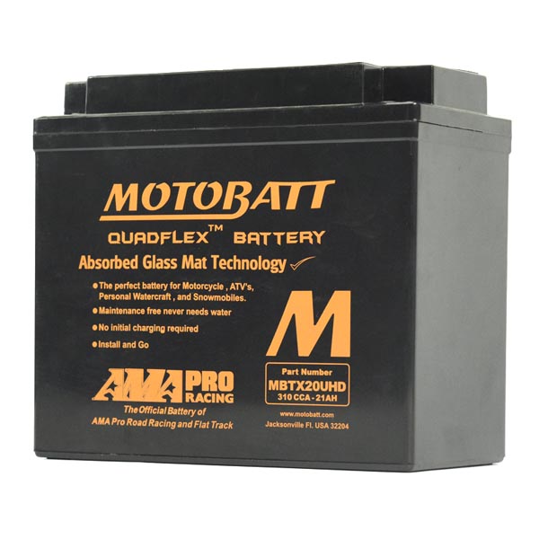 MotoBatt MOTOBATT MBTX20UHD HARLEY DAVIDSON FXD 1340 DYNA SUPER GLIDE 1991-1999 BATTERY 